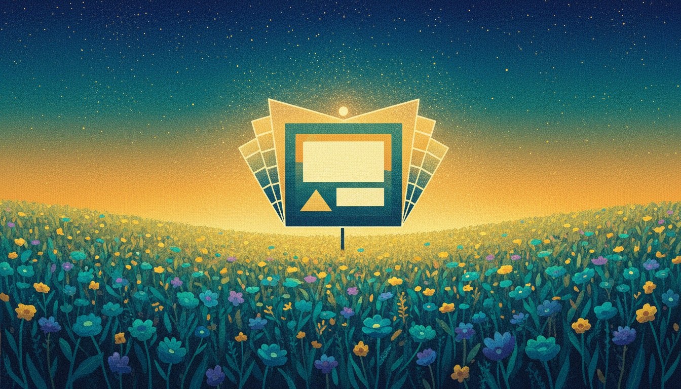 Illustration comparing Runable's agent-led approach with Gamma's user-directed presentation workflow