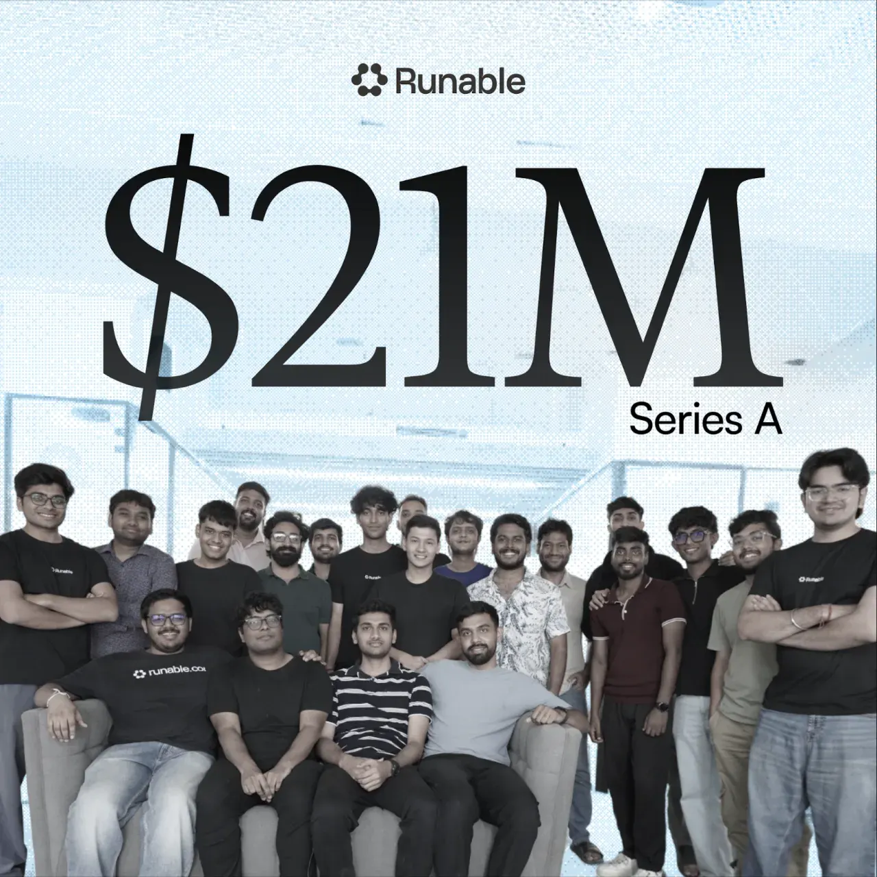 L'équipe Runable sous la mention Série A de 21M$