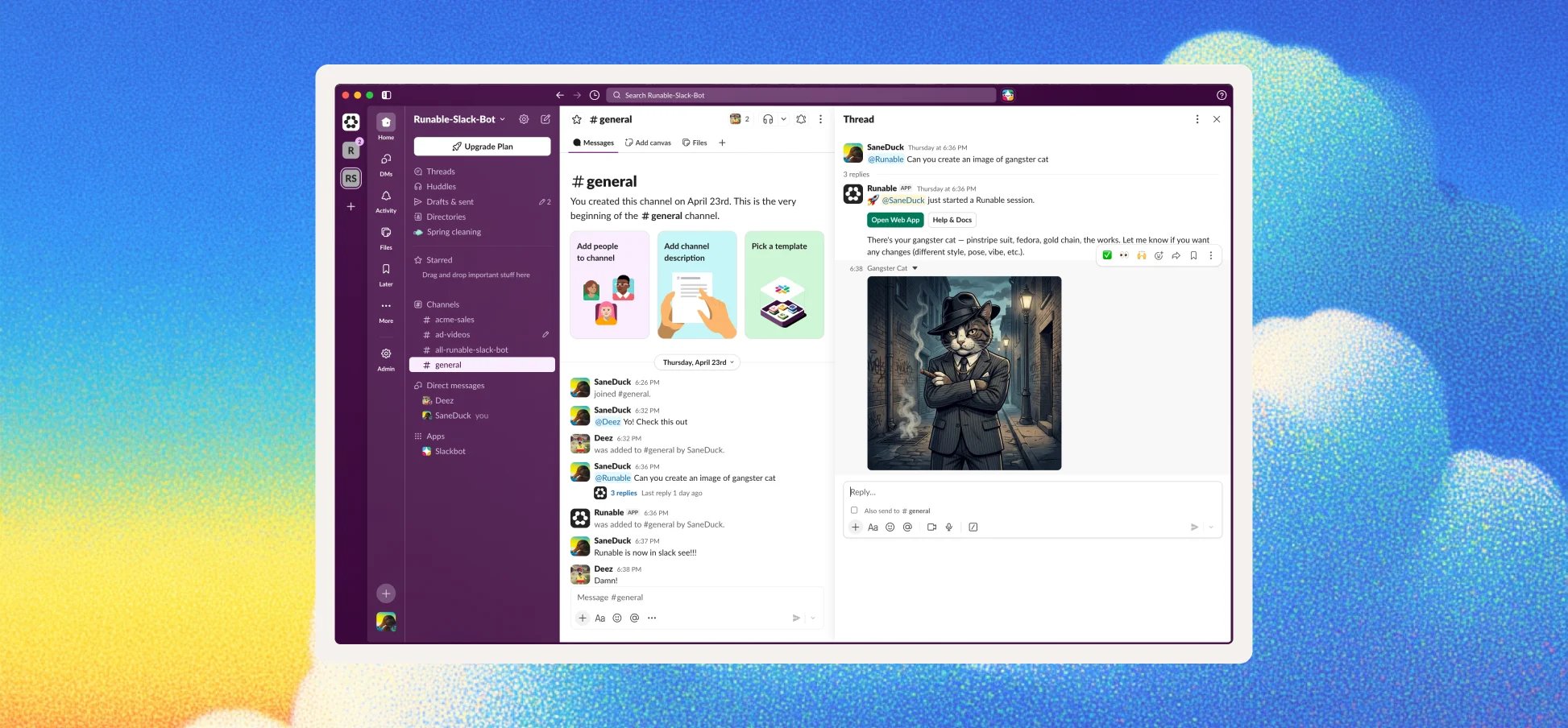 Runable for Slack