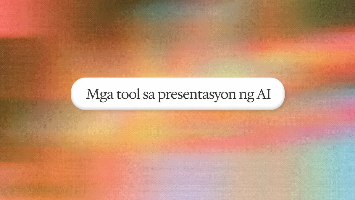AI PowerPoint: Gumawa ng Pulidong Presentation sa loob ng 5 Minuto (2026)