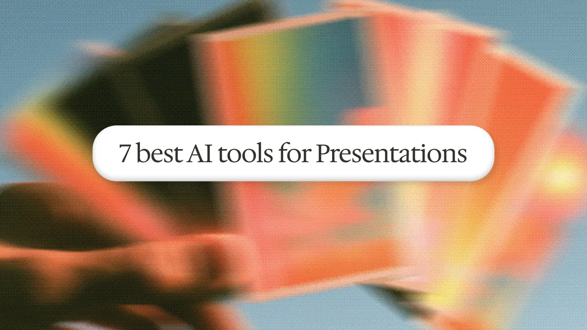 7 Best AI Presentation Makers in 2026 (Free & Paid)