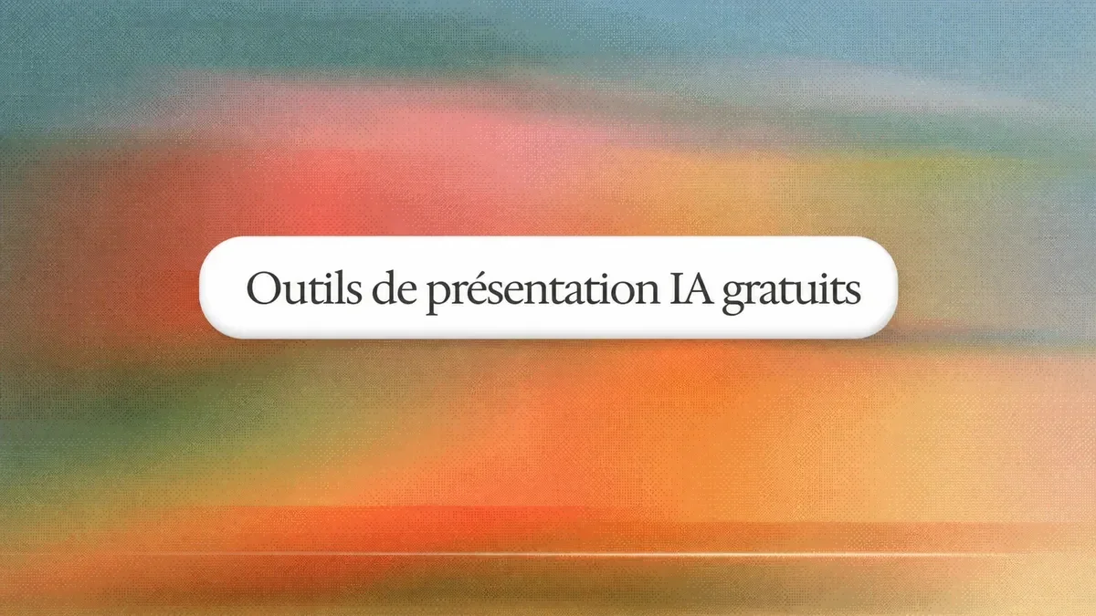 Meilleur générateur de présentations IA gratuit en 2026 : Comparatif de 8 outils
