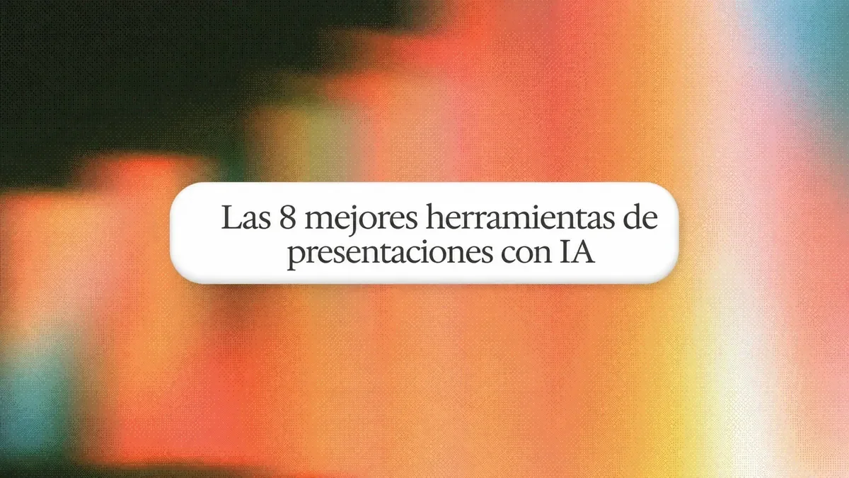 Las mejores herramientas de inteligencia artificial para presentaciones en 2026: comparativa de 8 opciones