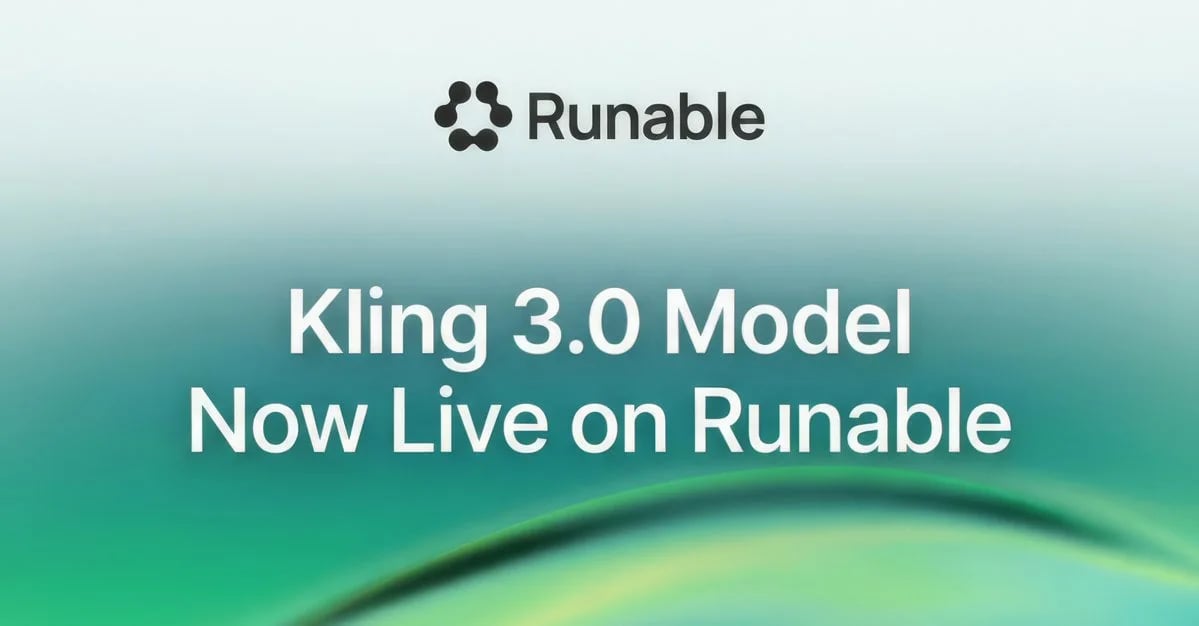 Kling 3.0 is Live on  Runable